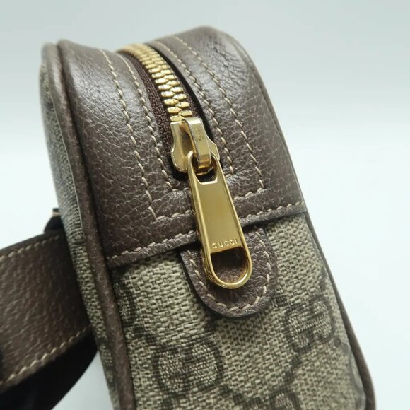 GUCCI Ophidia Brown Canvas Belt Bag 818-041725 - Picture 8 of 12
